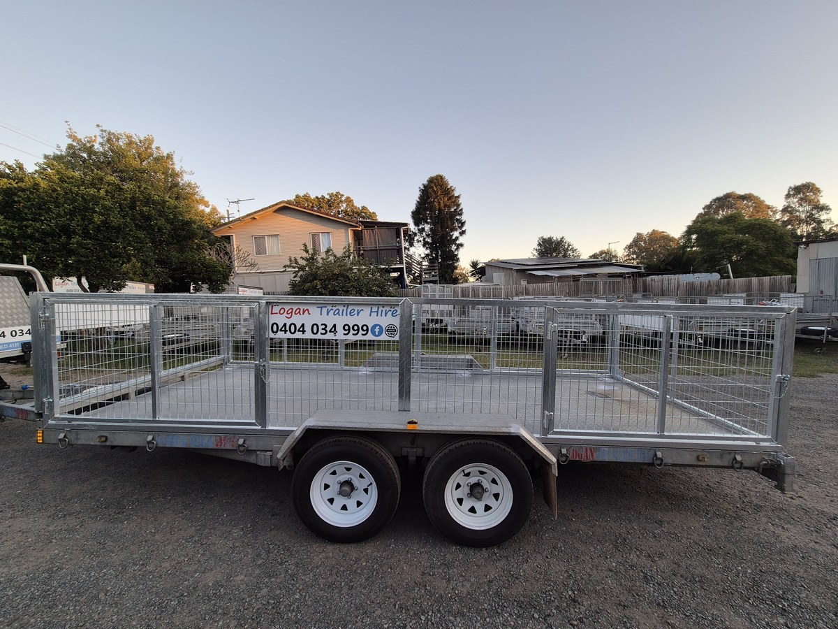 From Car Trailer to Heavy-Duty Cage Trailer – large tandem cage trailer hire Logan and Brisbane