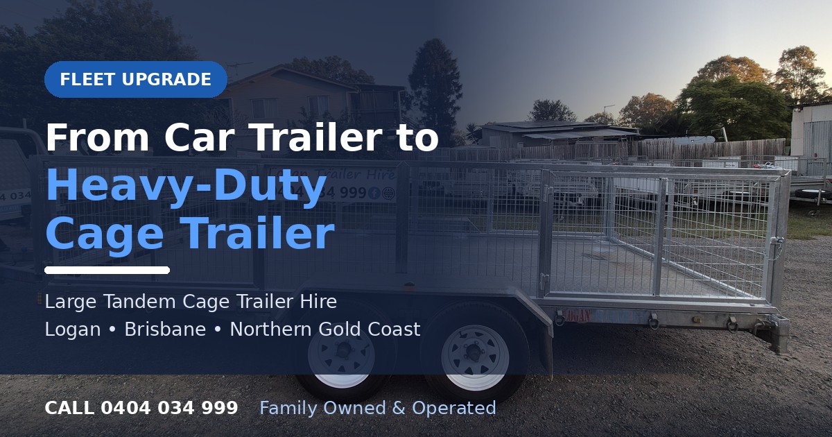 From Car Trailer to Heavy-Duty Cage Trailer